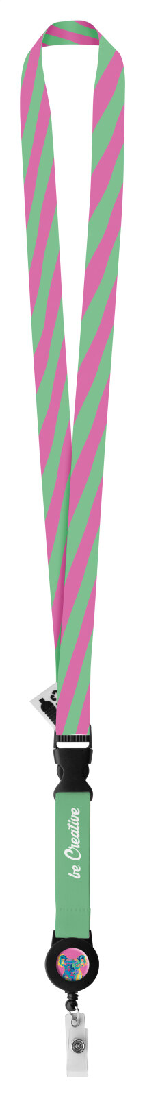 Subyard YoYo B RPET. lanyard stampa sublimazione - AP718975