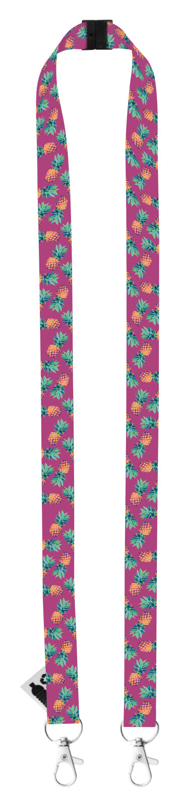 Subyard Double Safe RPET. lanyard stampa sublimazione - AP718982