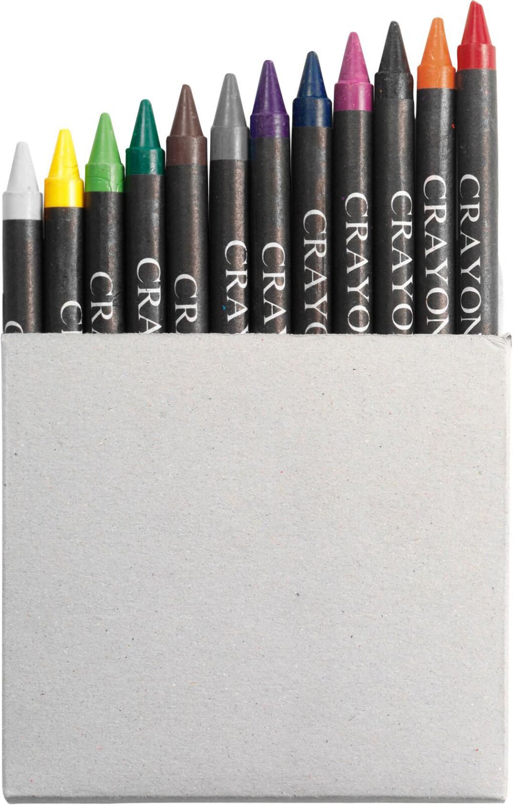 Set 12 colori a cera in cartone Paulina