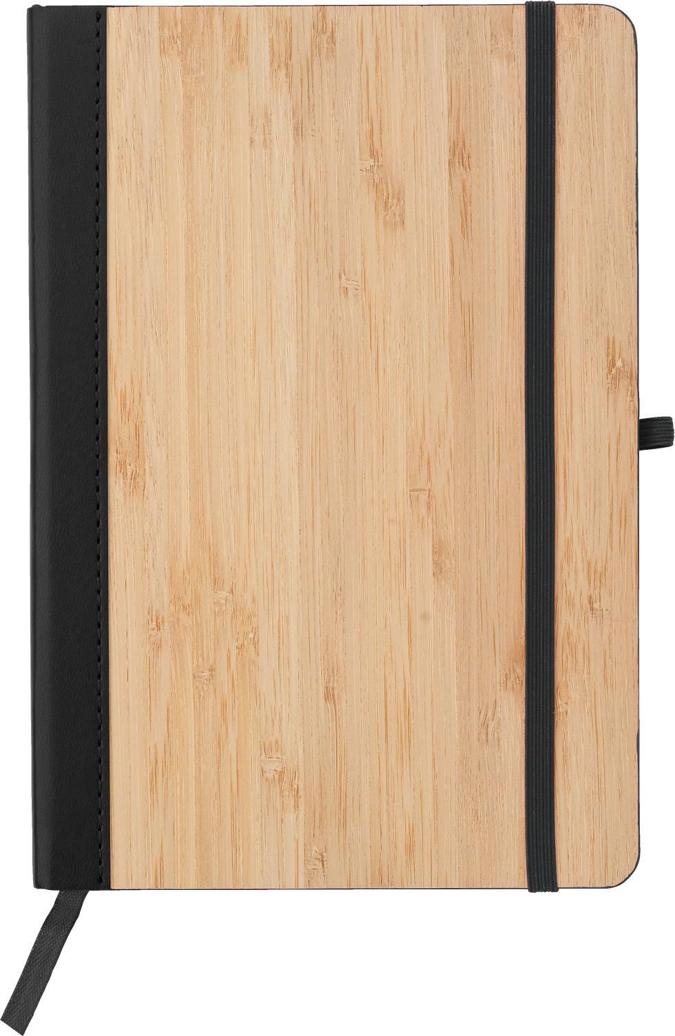 Taccuino in PU con copertina in bamb&ugrave; Dorita