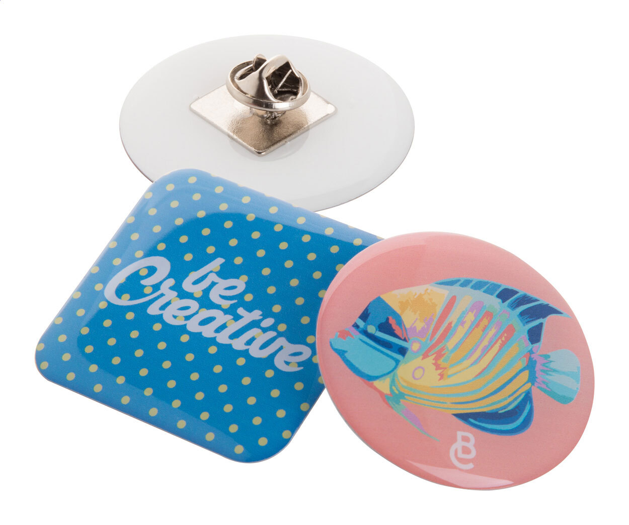 EpoBadge Maxi. spilla in metallo personalizzabile - AP718031