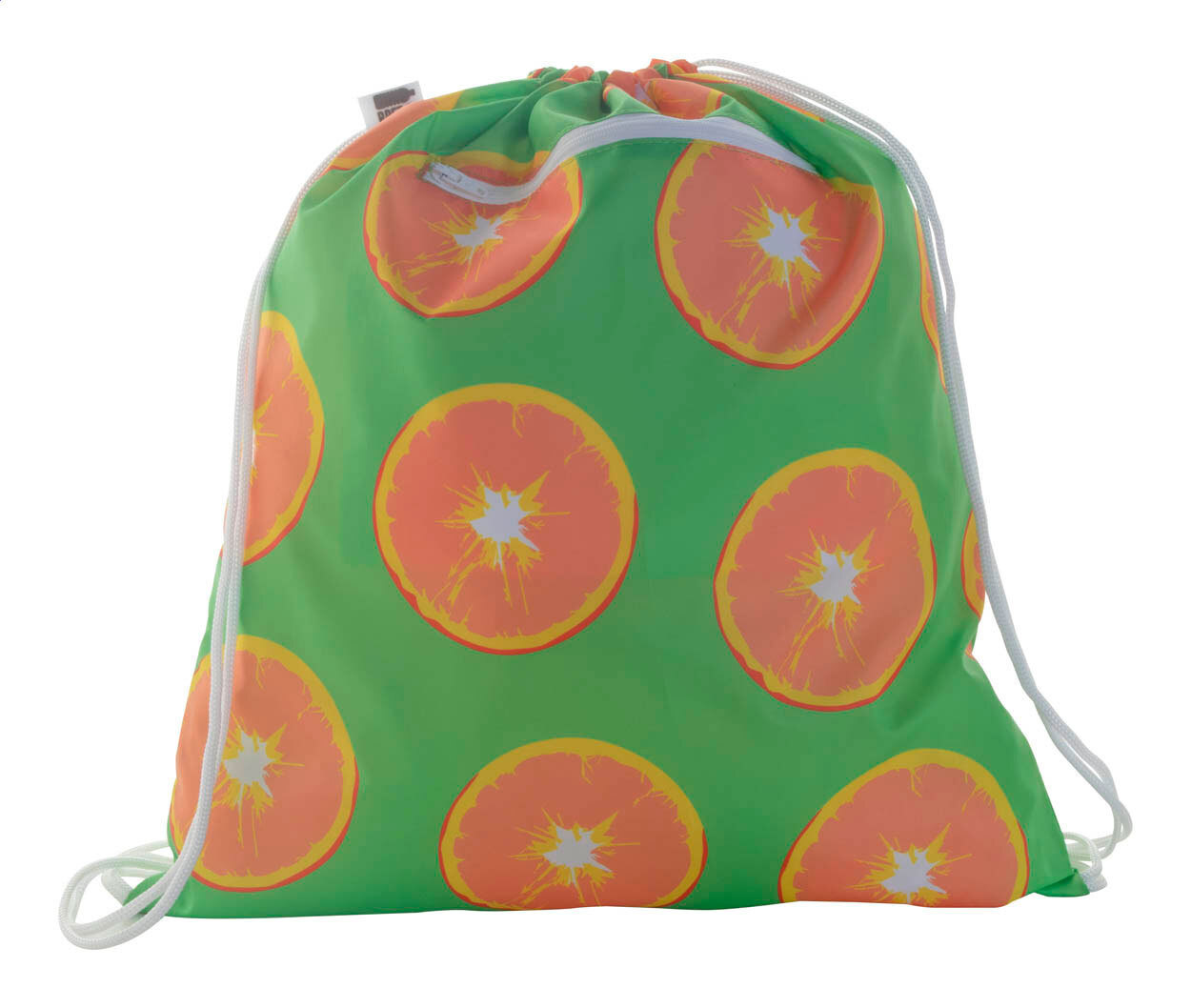 CreaDraw Zip RPET. sacca con coulisse personalizzabile - AP718541