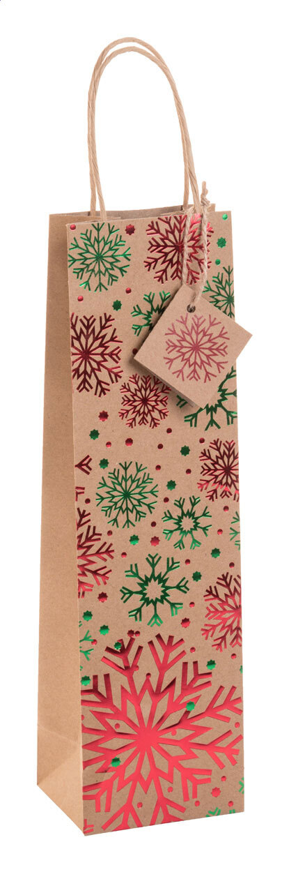 Pekkola W. Busta regalo natalizia, per bottiglia vino - AP808772