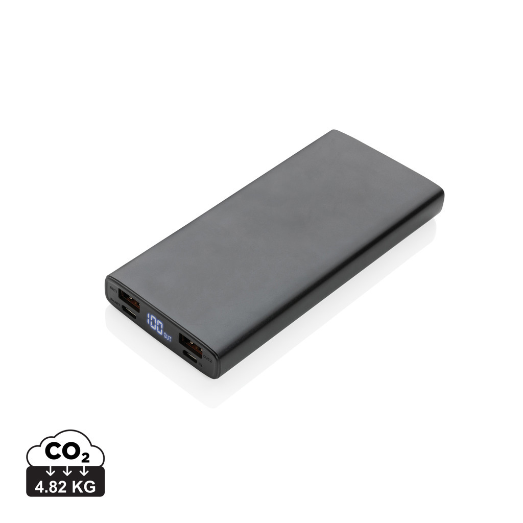Powerbank in alluminio da 10.000 mAh 18W con PD - P322.24