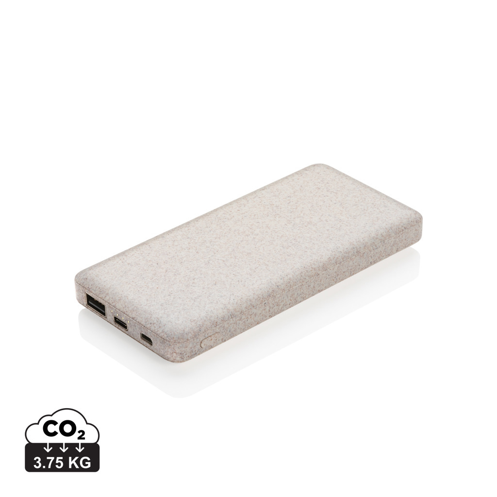 Powerbank 10.000 mAh  in fibra di grano - P322.29