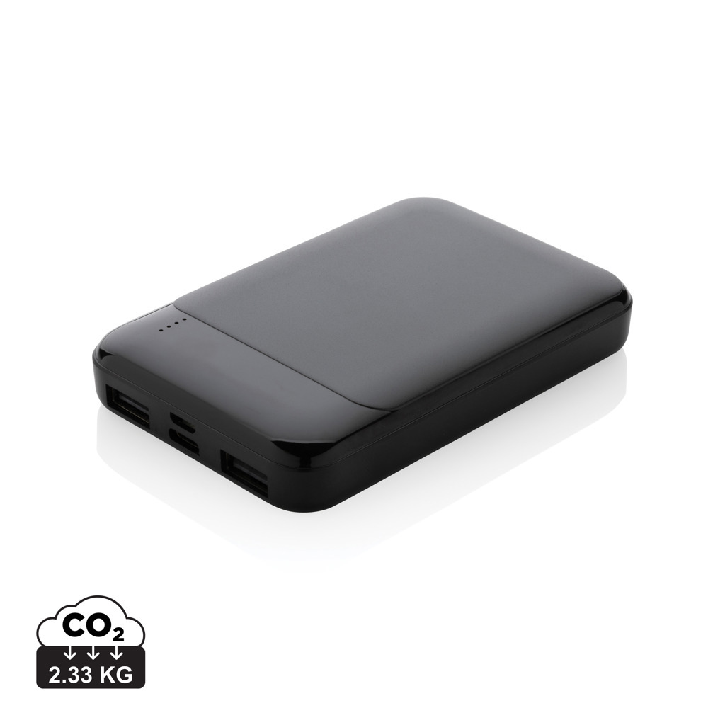 Powerbank da 5.000 mAh in plastica riciclata RCS - P322.61