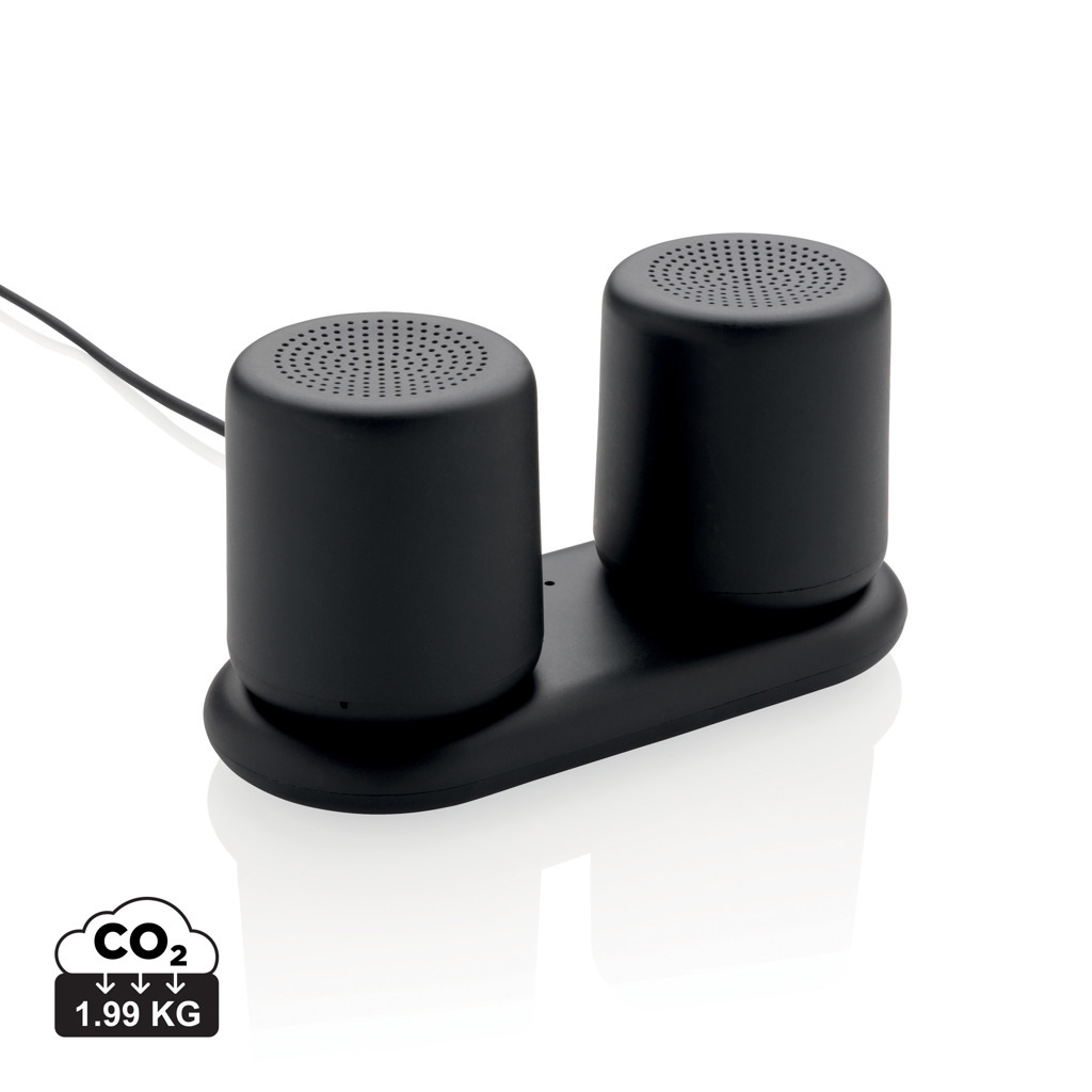 Set di speaker con doppia ricarica a induzione - P328.33