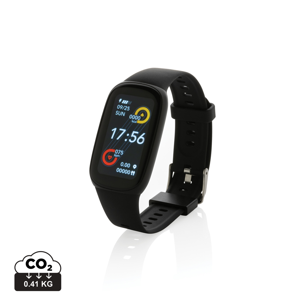 Activity tracker con cardiofrequenzimentro in TPU riciclato - P330.87