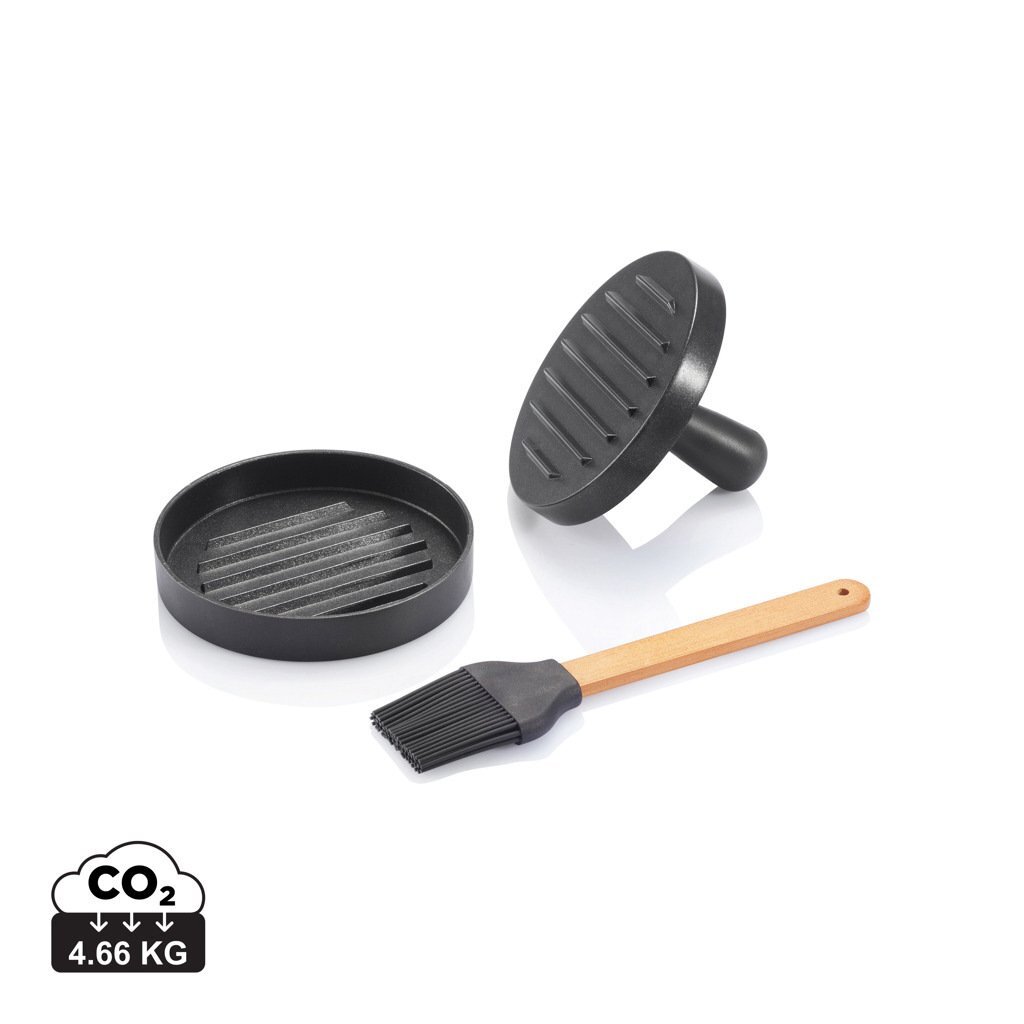 XD Design | Set BBQ con pressa hamburger - P422.40