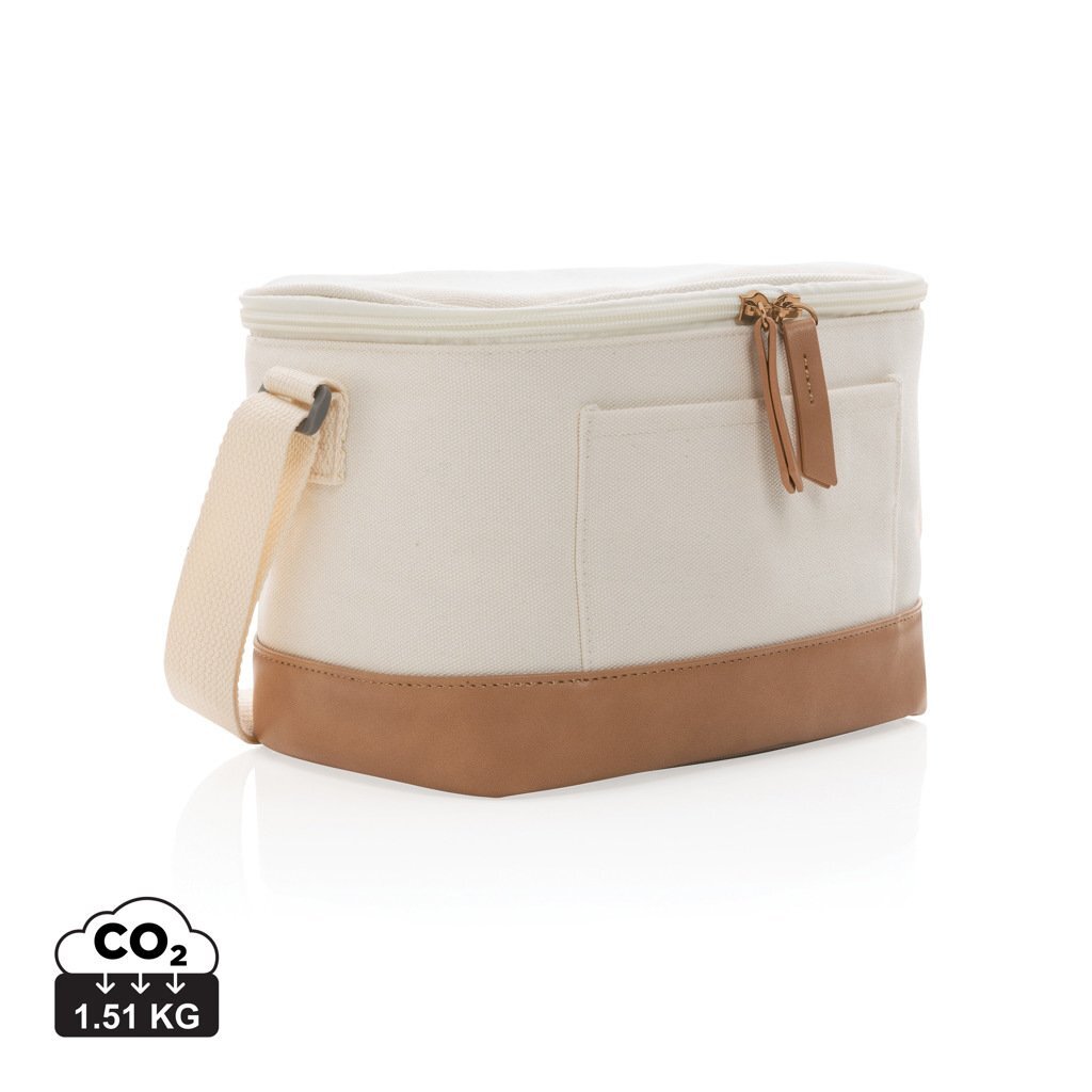 Borsa termica 6 lattine canvas riciclato 16 once Impact AWAR - P422.42