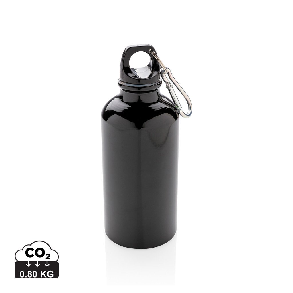 XD Design | Bottiglia sportiva in alluminio con moschettone 400ml - P436.16
