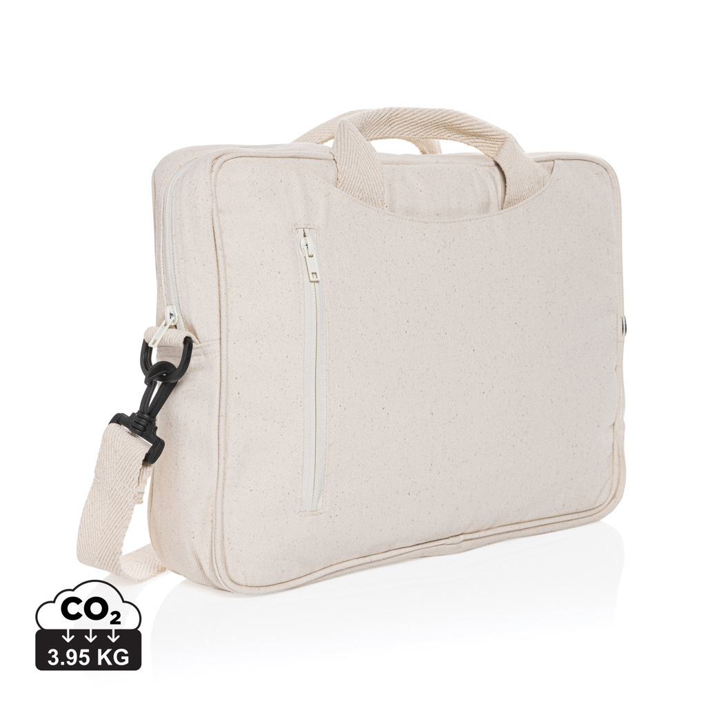 Borsa porta PC Laluka da 15,4" in cotone riciclato AWARE&trade; - P732.11