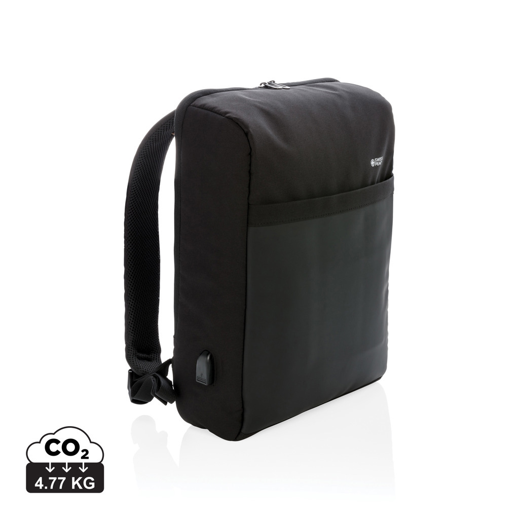 Zaino da 15" Swiss Peak RFID &amp; USB senza PVC - P762.37