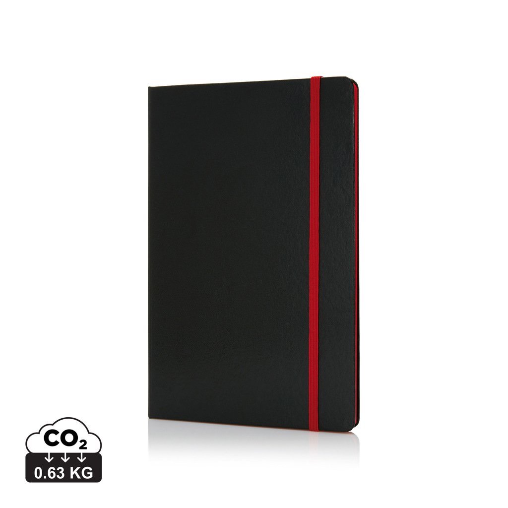 XD Design | Taccuino A5 Deluxe con copertina rigida con bordo pagine col - P773.30