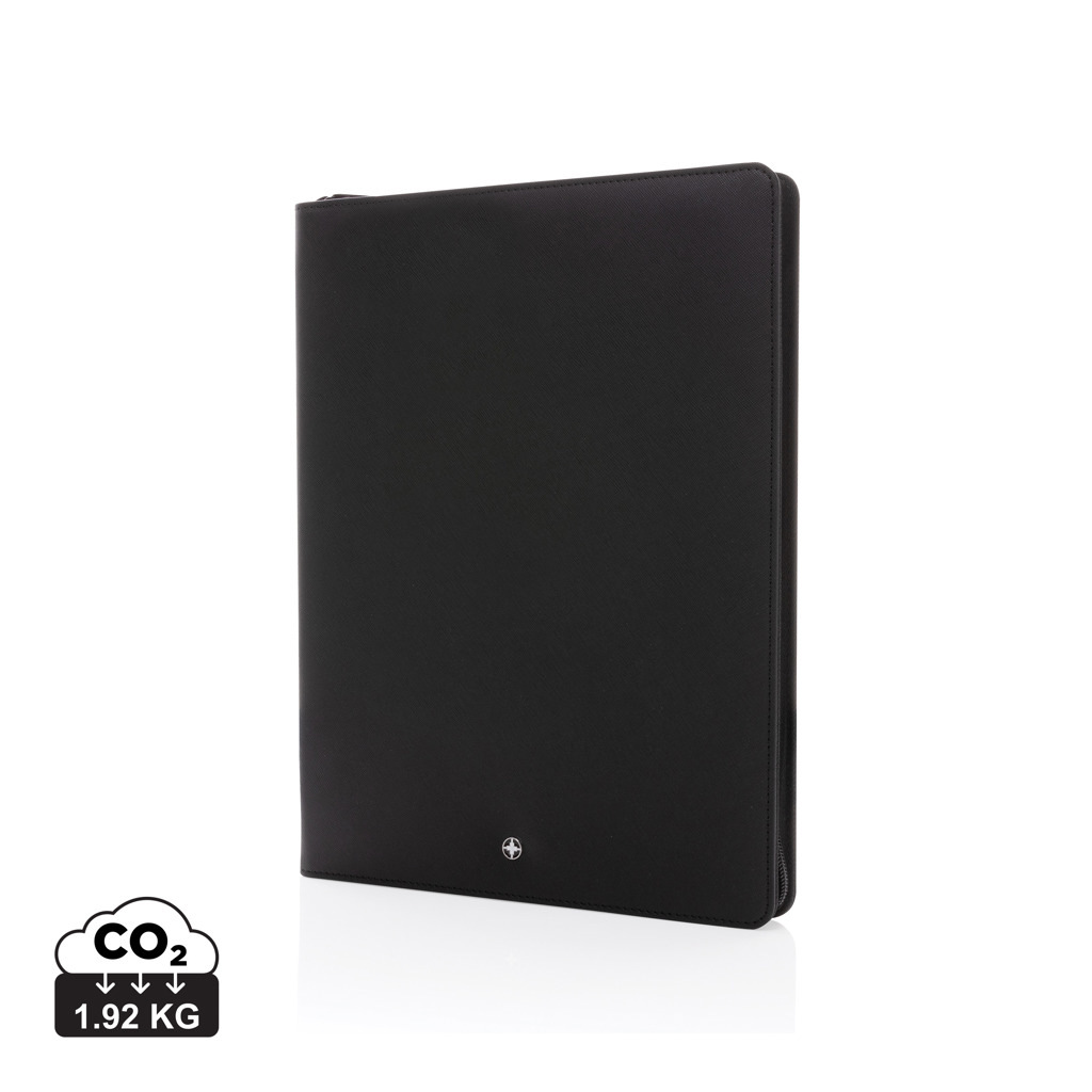 Portadocumenti A4 Swiss Peak Heritage RCS rPU con cerniera - P774.41