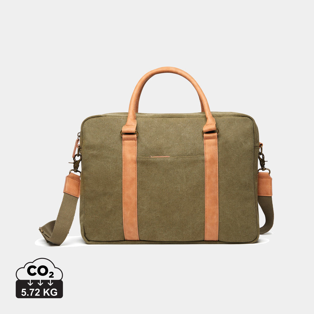 Borsa porta PC VINGA Bosler in canvas riciclato RCS - V5223