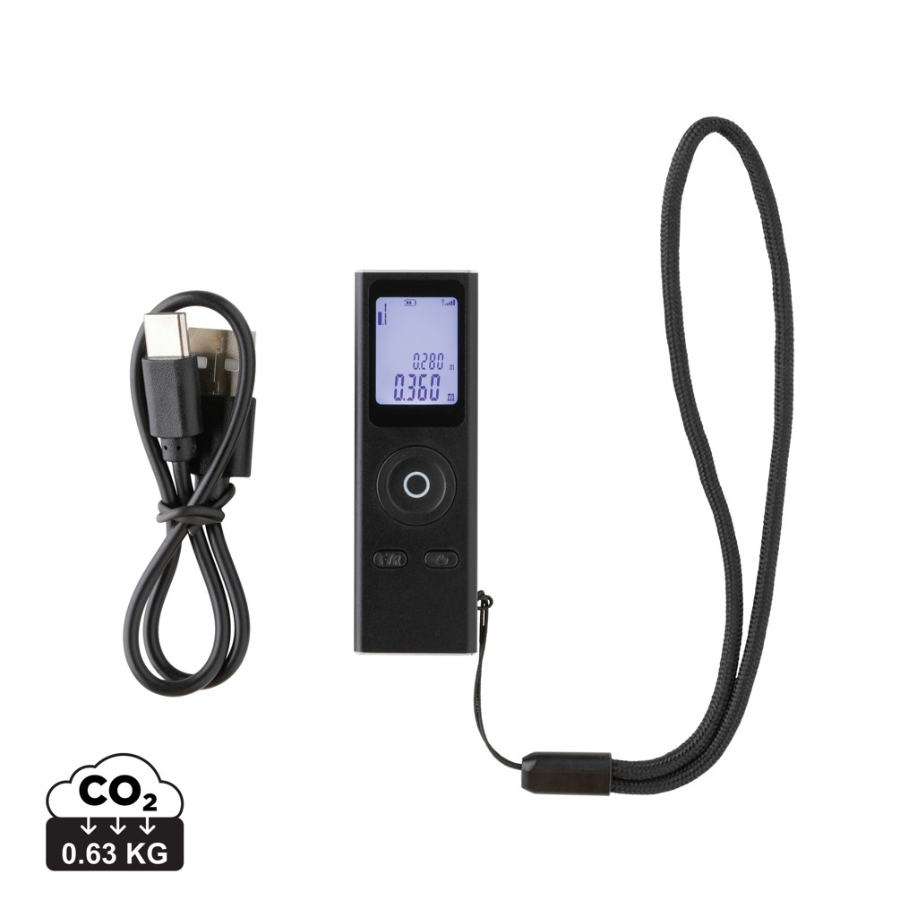 Misuratore laser da 30 m in alluminio riciclato RCS Gear X - P113.50