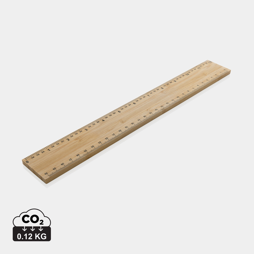 Righello in bamb&ugrave; bifacciale Timberson extra spesso da 30 cm - P165.50