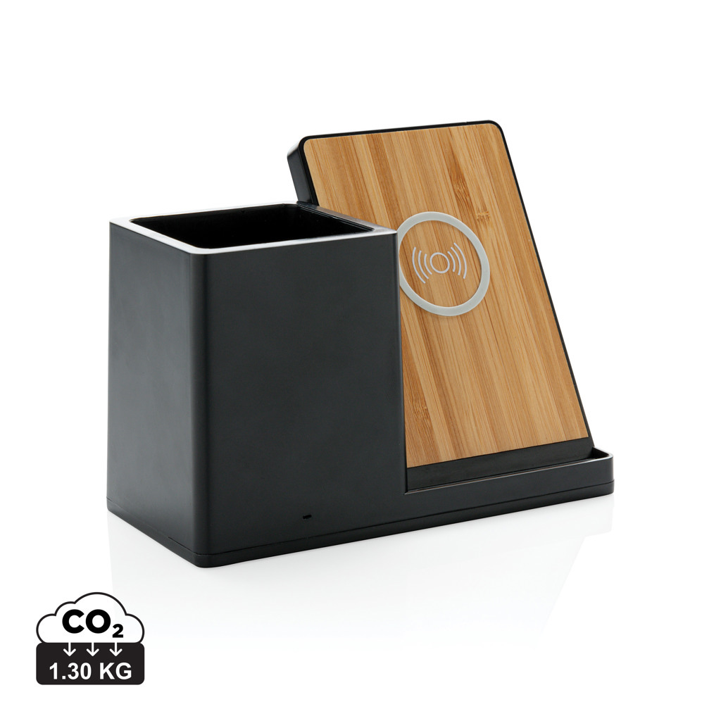 Caricatore wireless 10W Ontario in plastica riciclata RCS - P308.40