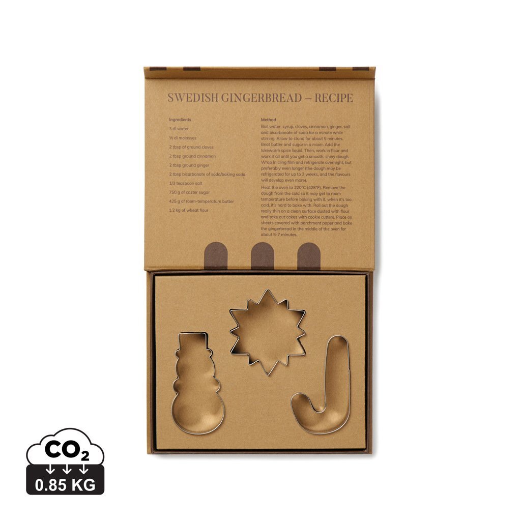 Set 3 stampini per biscotti VINGA Classic - V26100