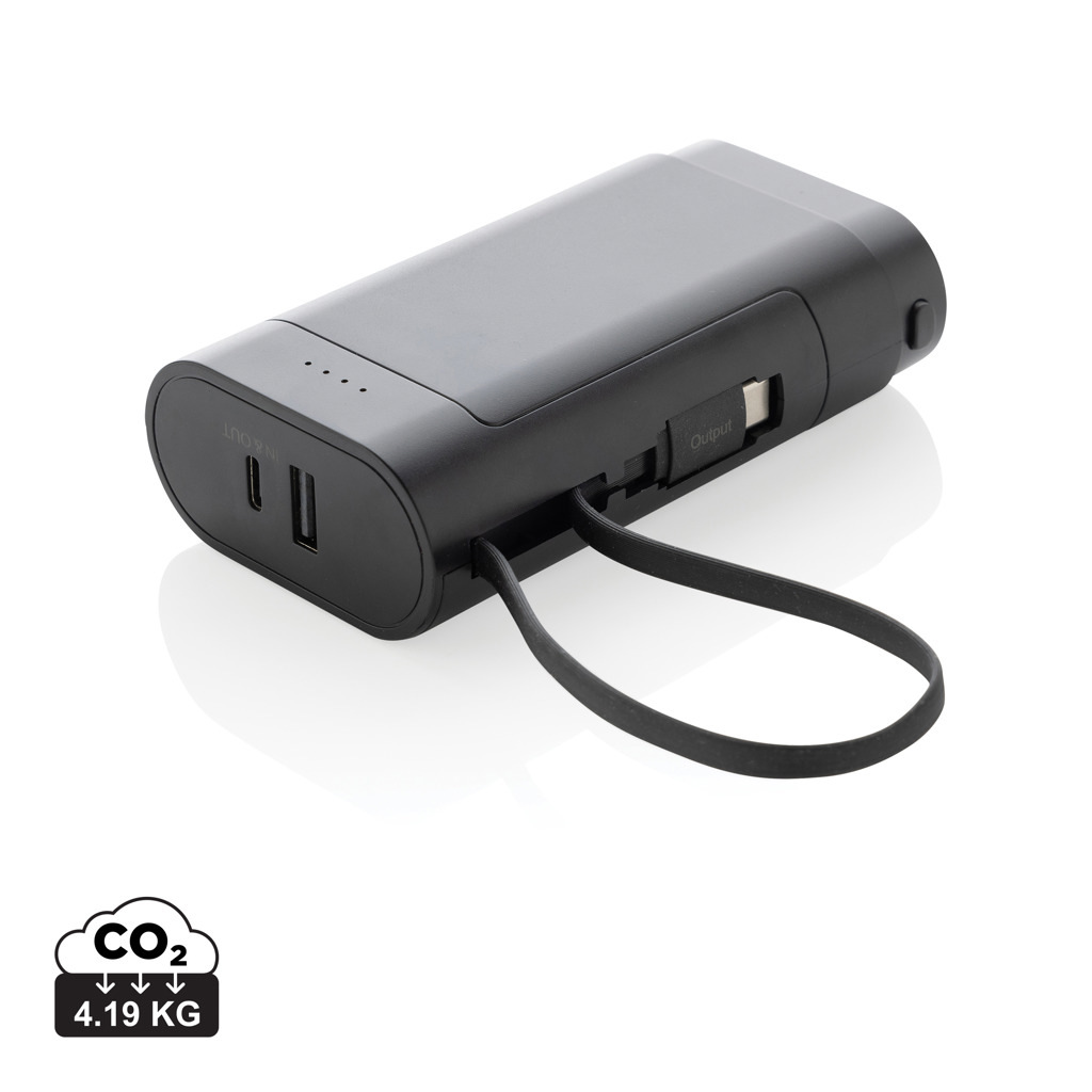 Powerbank 10000 mAH CycleCell con batteria rimovibile - P322.54