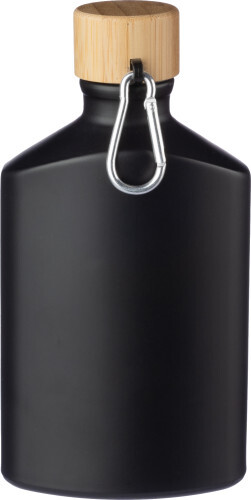 Borraccia in alluminio riciclato a forma di fiaschetta capacit&agrave; 500 ml Hildegard