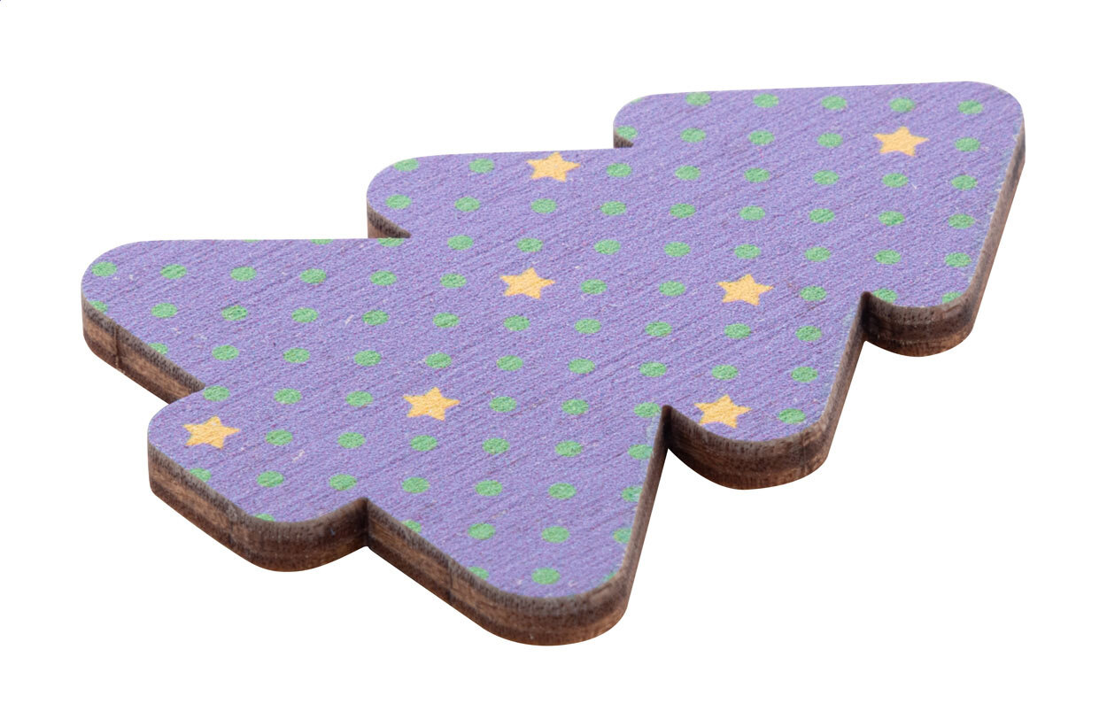 Woofri Xmas. Magnete frigo personalizzabile natalizio, albero di Natale - AP716795