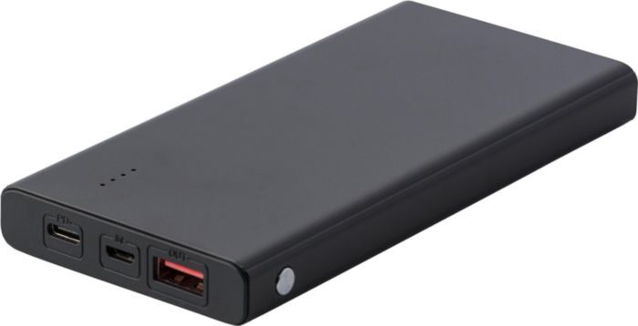 Powerbank in in alluminio, capacit&agrave; di 10.000 mAh Nasir