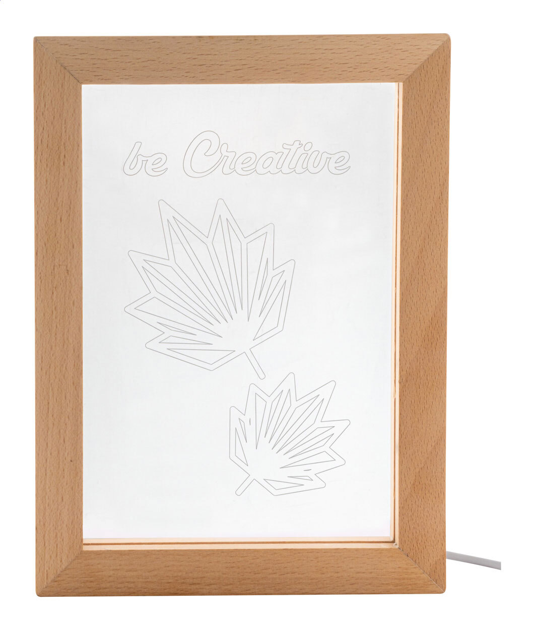Woodiframe. Trofeo con illuminazione a LED - AP716910