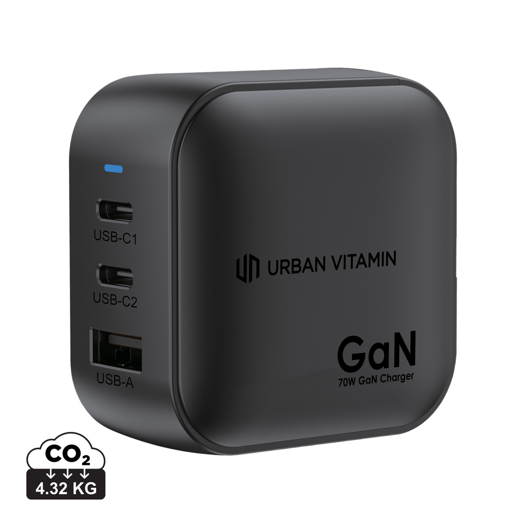 Caricabatterie GAN Urban Vitamin Santa Cruz 70W in rPC RCS - P301.98