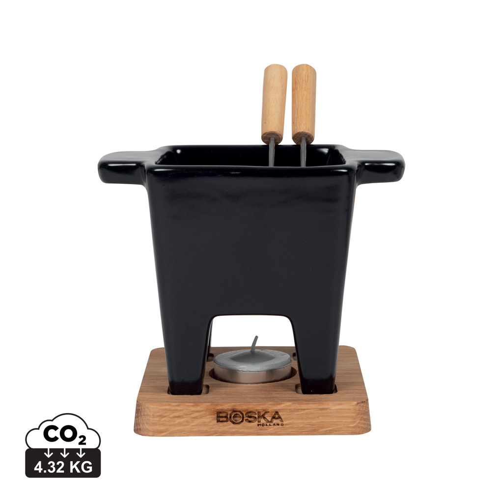 Set fonduta BOSKA Tapas, nero - RB85353