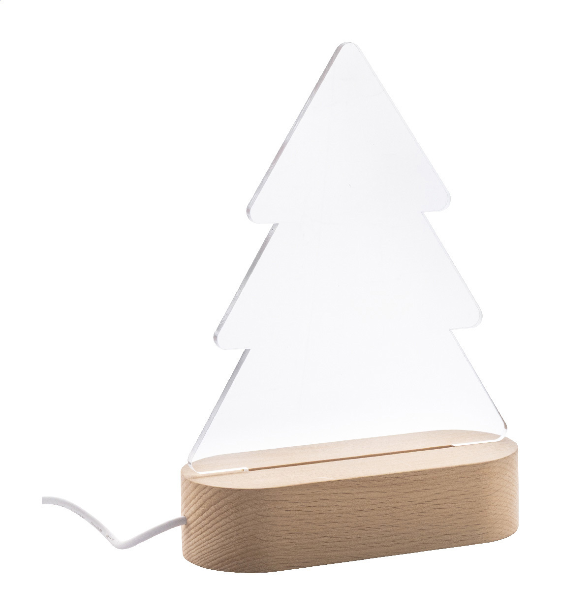 Woodify Xmas. Trofeo albero natalizio con luce LED - AP716921