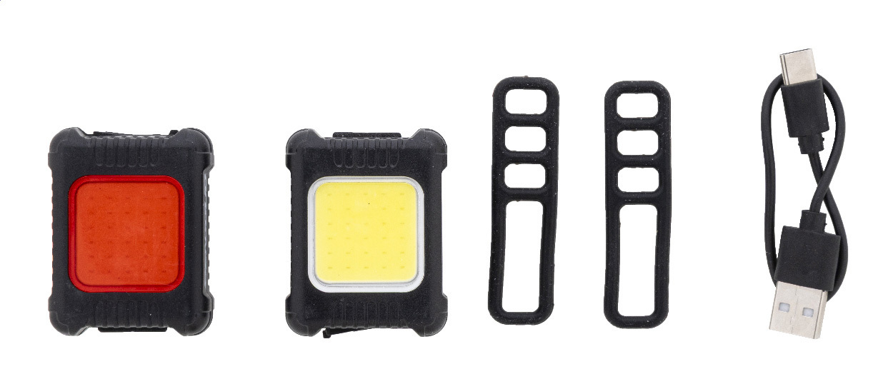 Cobik. set luci ricaricabili per bicicletta - AP864103