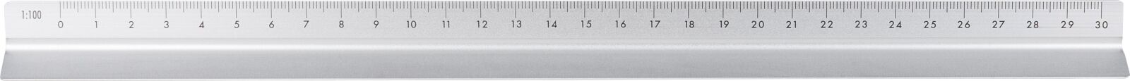 Squadra da disegno 30 cm alluminio Tavi